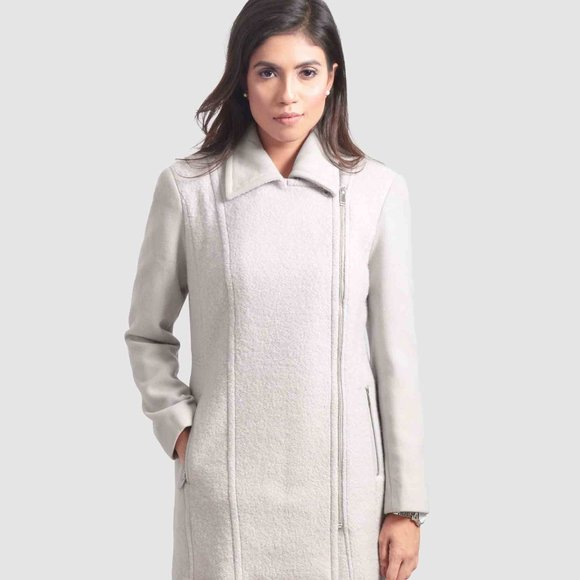 OLGYN Jackets & Blazers - OLGYN Women’s Gray Plus Size Coat